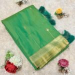 maheshwari Soft silk light light green