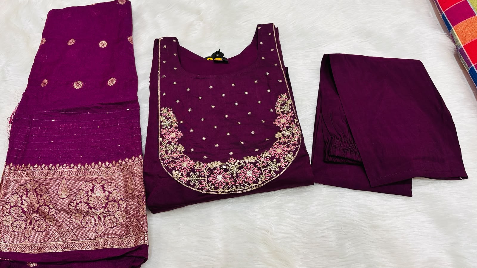 WhatsApp Image 2026-06-02 at 9.07.38 PM 3 Piece Anarkali Long Dress - Image 1