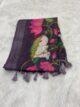 Linen cotton saree - Image 3