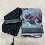 Linen Cotton Saree Style 5