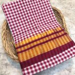 Erakal Checks Cotton Saree Style 3
