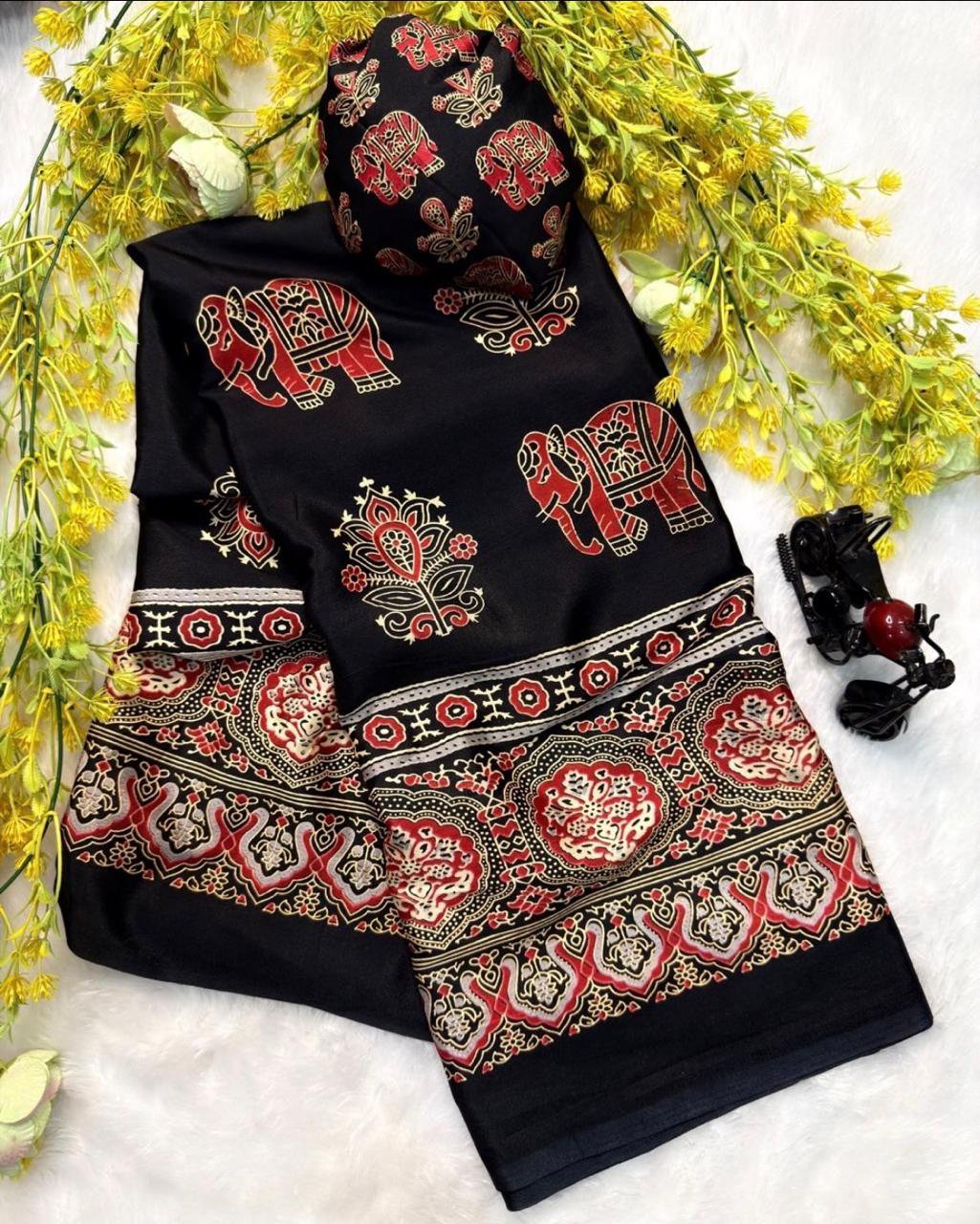 2026/10/1000201360.jpg Diginer primium branded collection
fabric-rich summer silk blouse work - Image 1
