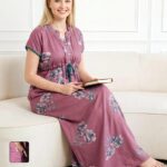 Premium alfain nighty wear
