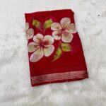 Tranding saree   fabric- Pure moss shiffon