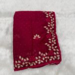 Designer saree    fabric-Star gorget           embroidery work