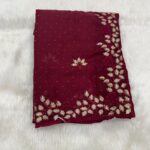 Disigner saree   fabric-Star gorget           embroidery work