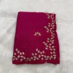 Diginer saree    fabric-Star gorget           embroidery work