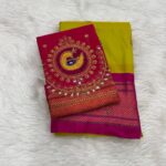 kadiyal paithani 
fabric- Pure tanna silk