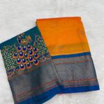 kadiyal paithani 
fabric- Pure tanna silk