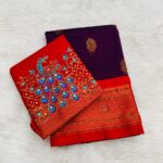 kadiyal paithani 
fabric- Pure tanna silk