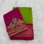 kadiyal paithani 
fabric- Pure tanna silk
