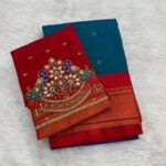kadiyal paithani 
fabric- Pure tanna silk