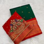 kadiyal paithani 
fabric- Pure tanna silk
